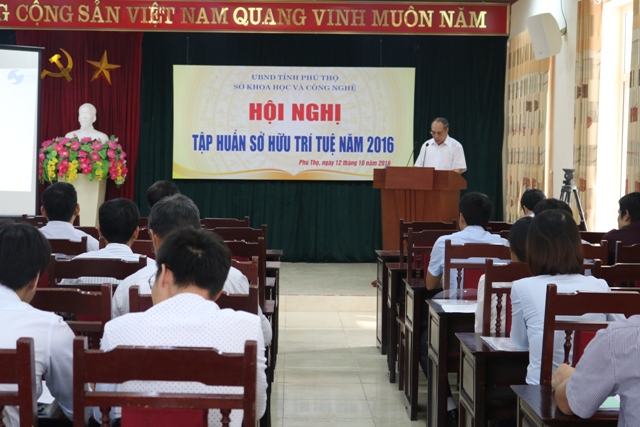 Phú Thọ tổ chức tập huấn Sở hữu trí tuệ năm 2016