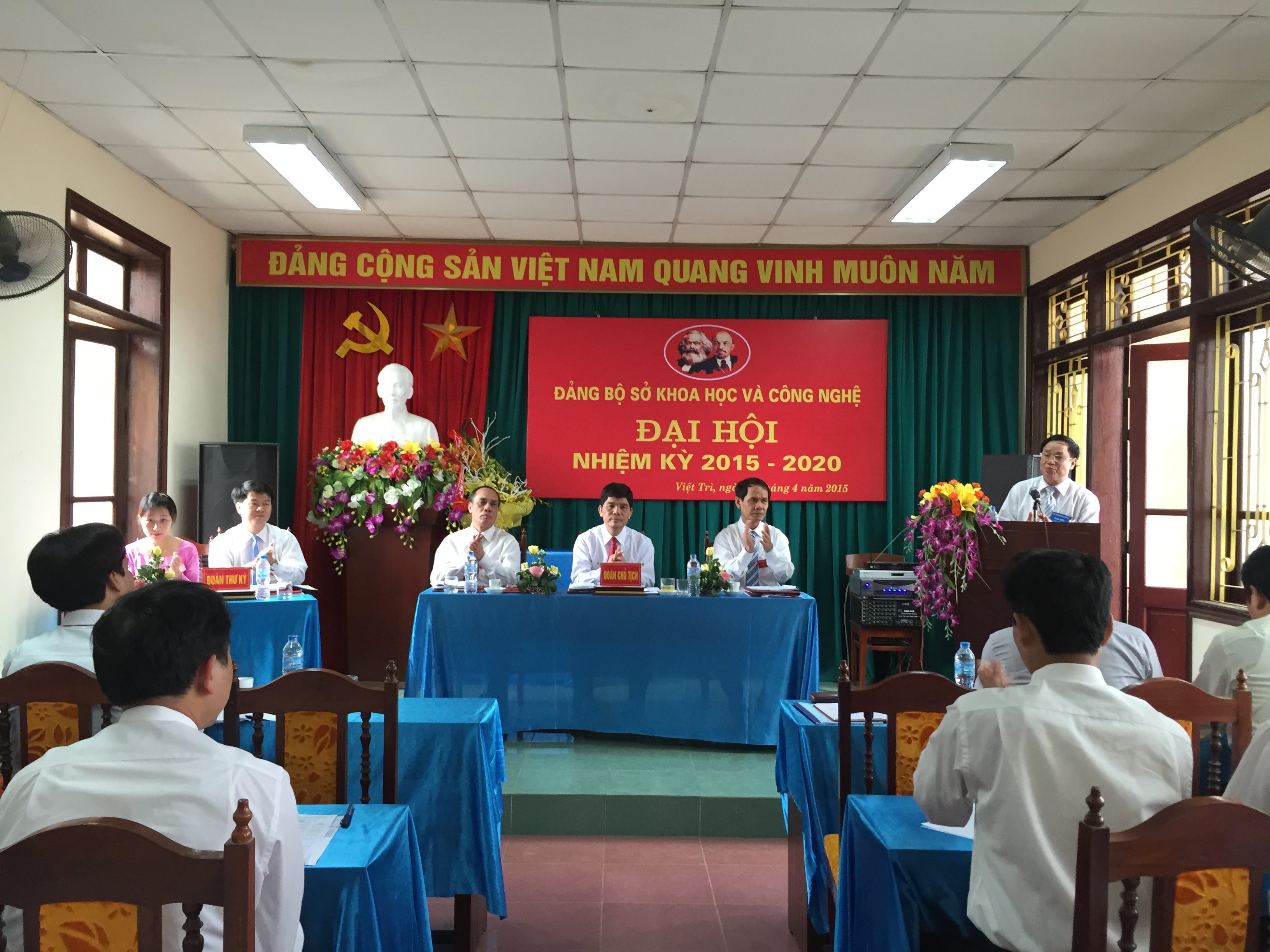 Đại hội Đảng bộ Sở Khoa học và Công nghệ Phú Thọ  nhiệm kỳ 2015 -2020 thành công tốt đẹp