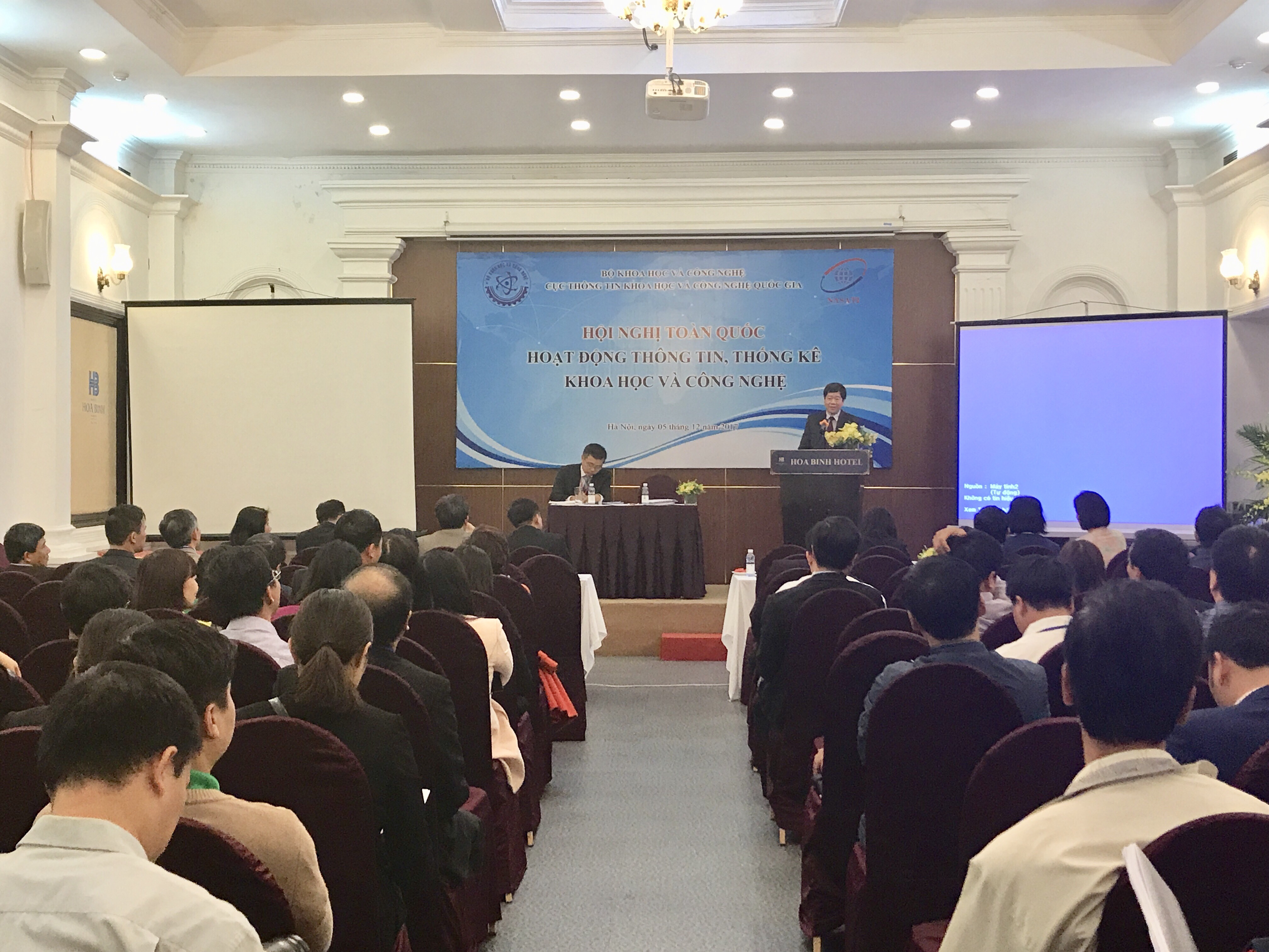 Hội nghị toàn quốc hoạt động thông tin,  thống kê Khoa học và Công nghệ năm 2017