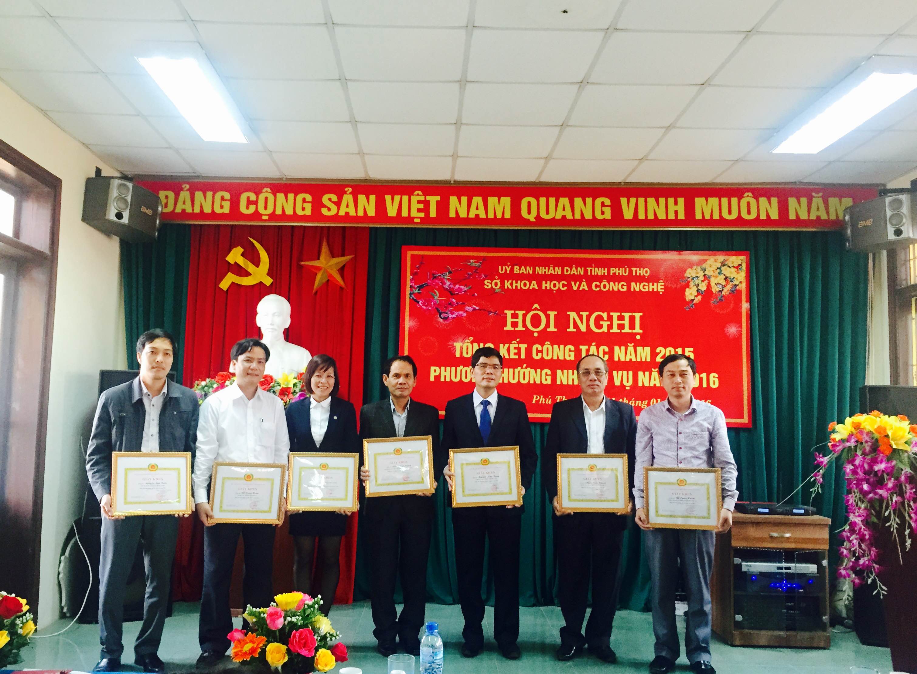 Sở Khoa học và Công nghệ Phú Thọ  tổng kết công tác năm 2015