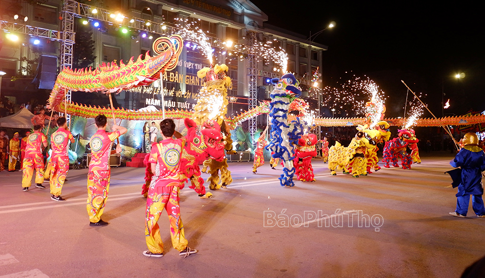 Một số hình ảnh tại lễ hội văn hóa dân gian đường phố năm 2018