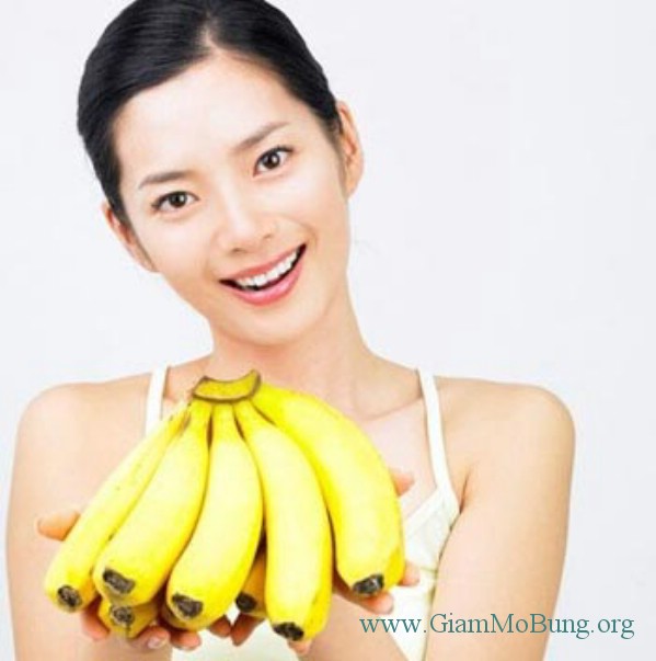 Giảm mỡ bụng bằng chuối hiệu quả