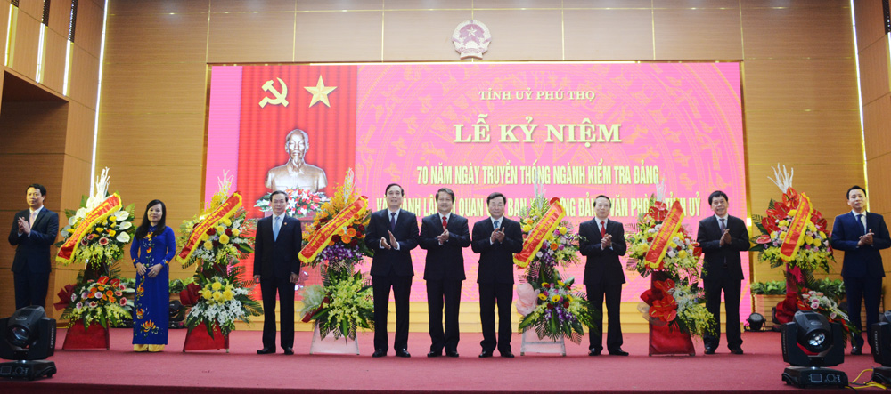 Kỷ niệm 70 năm ngày truyền thống ngành Kiểm tra Đảng và thành lập cơ quan các Ban Xây dựng Đảng, Văn phòng Tỉnh ủy