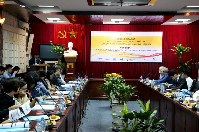 Hội thảo khoa học Phát triển năng lực về chính sách đổi mới và quản lý các chương trình nghiên cứu và phát triển