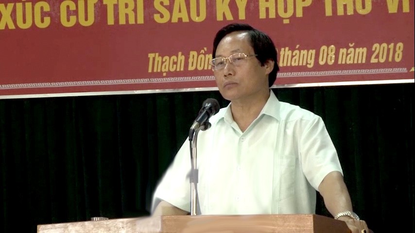 Đại biểu HĐND tỉnh tiếp xúc cử tri sau Kỳ họp thứ Sáu tại huyện Thanh Thủy