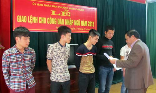 Sẵn sàng cho ngày hội tòng quân