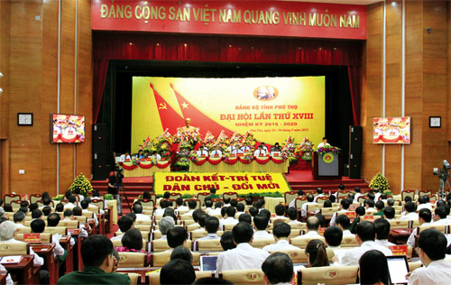 Sáng nay, 29-9, tại Trung tâm Hội nghị tỉnh: Đại hội Đảng bộ tỉnh lần thứ XVIII, nhiệm kỳ 2015-2020 khai mạc