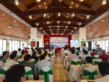  Lớp tập huấn nghiệp vụ về công tác thông tin, thống kê khoa học và công nghệ tổ chức tại tỉnh Bình Định