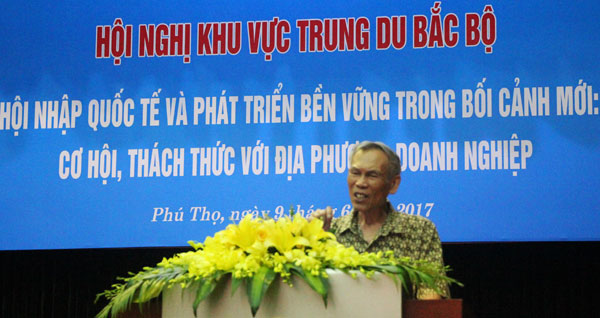 Hội nghị khu vực trung du Bắc Bộ về “Hội nhập kinh tế quốc tế và phát triển bền vững”