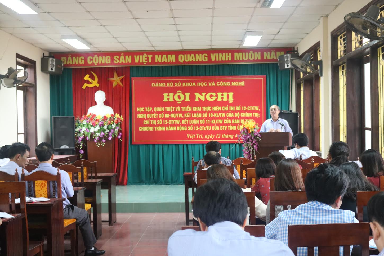 Đảng bộ Sở Khoa học và Công nghệ tổ chức học tập quán triệt và triển khai một số văn bản mới của Đảng