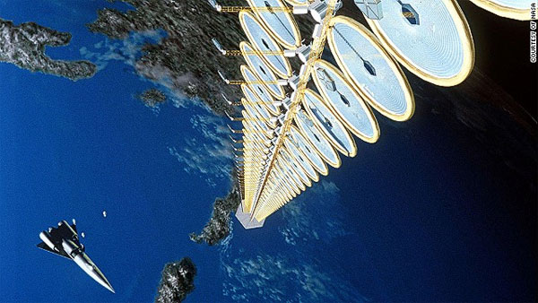 Pin năng lượng mặt trời trong tương lai sẽ được đặt trong vũ trụ