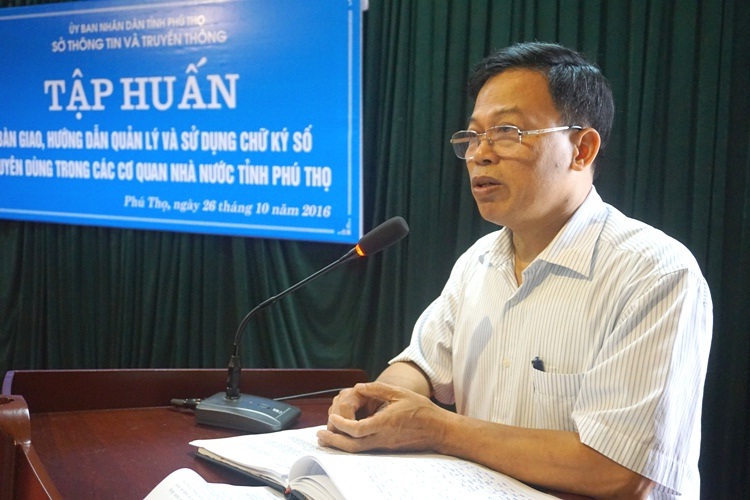 Tập huấn bàn giao, hướng dẫn quản lý và sử dụng chữ ký số chuyên dùng trong các cơ quan Nhà nước