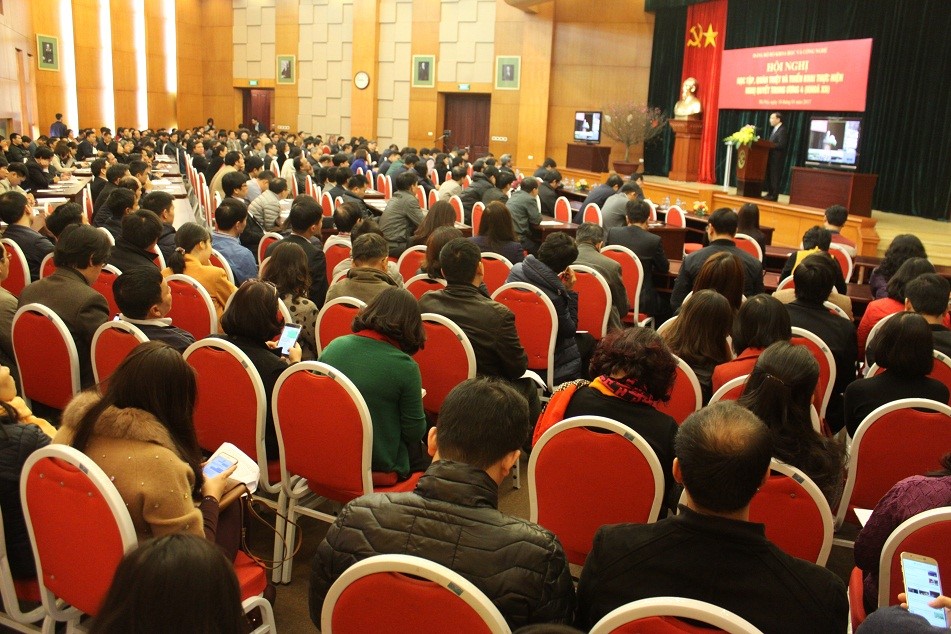 Hội nghị học tập, quán triệt, triển khai thực hiện Nghị quyết TW4 (Khóa XII) của BCH TW tại Bộ KH&CN